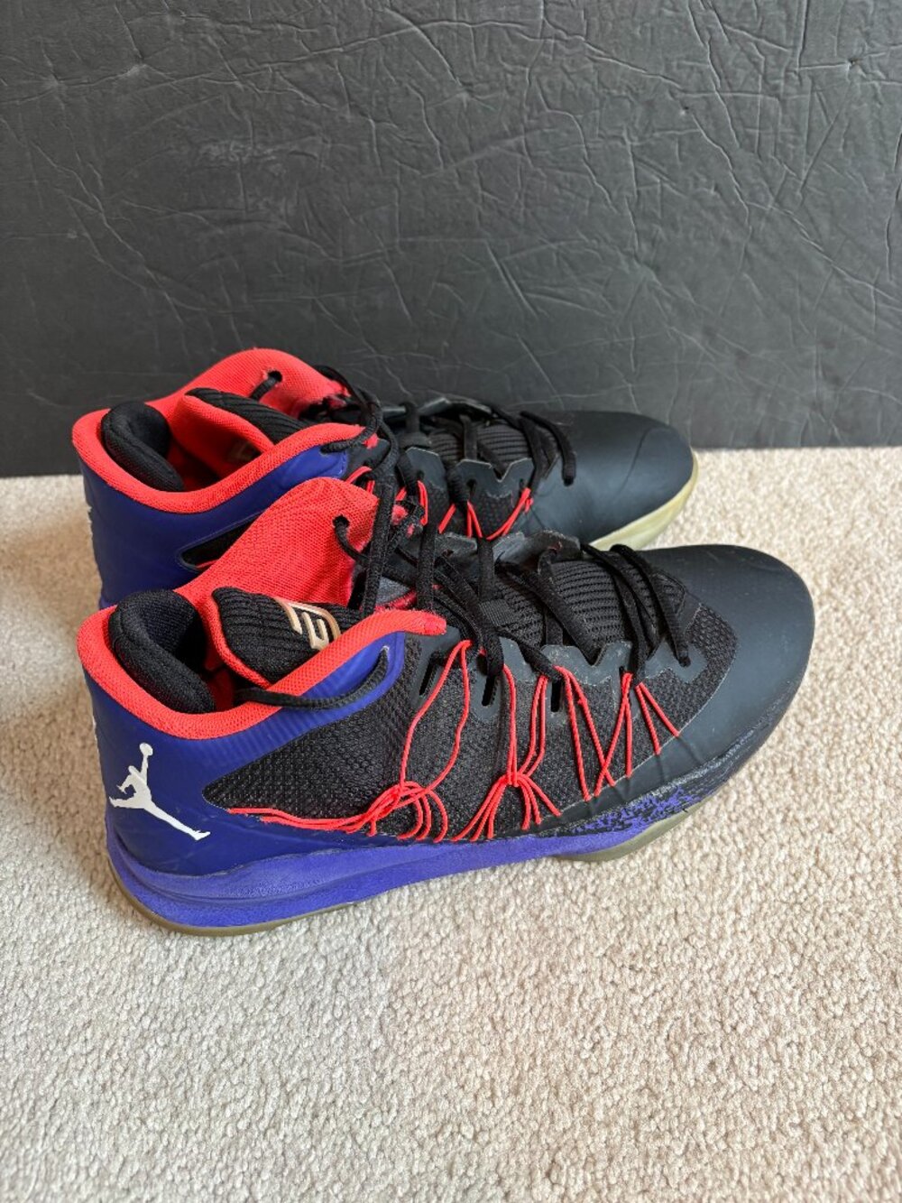 Nike Air Jordan CP3 VII AE Men's Basketball Shoes Size 10 Black Purple Infrared
